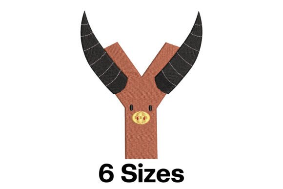 Charming Funny Yak Alphabet Letter Y