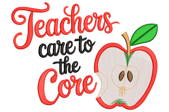 Charming Teachers Care for Seasonal Embroidery