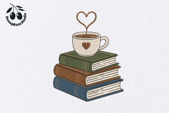 Coffee Books Embroidery: A Cozy Holiday Must-Have