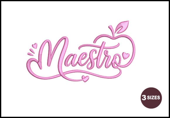 Maestro: A Versatile Embroidery Design for Small Business Merch